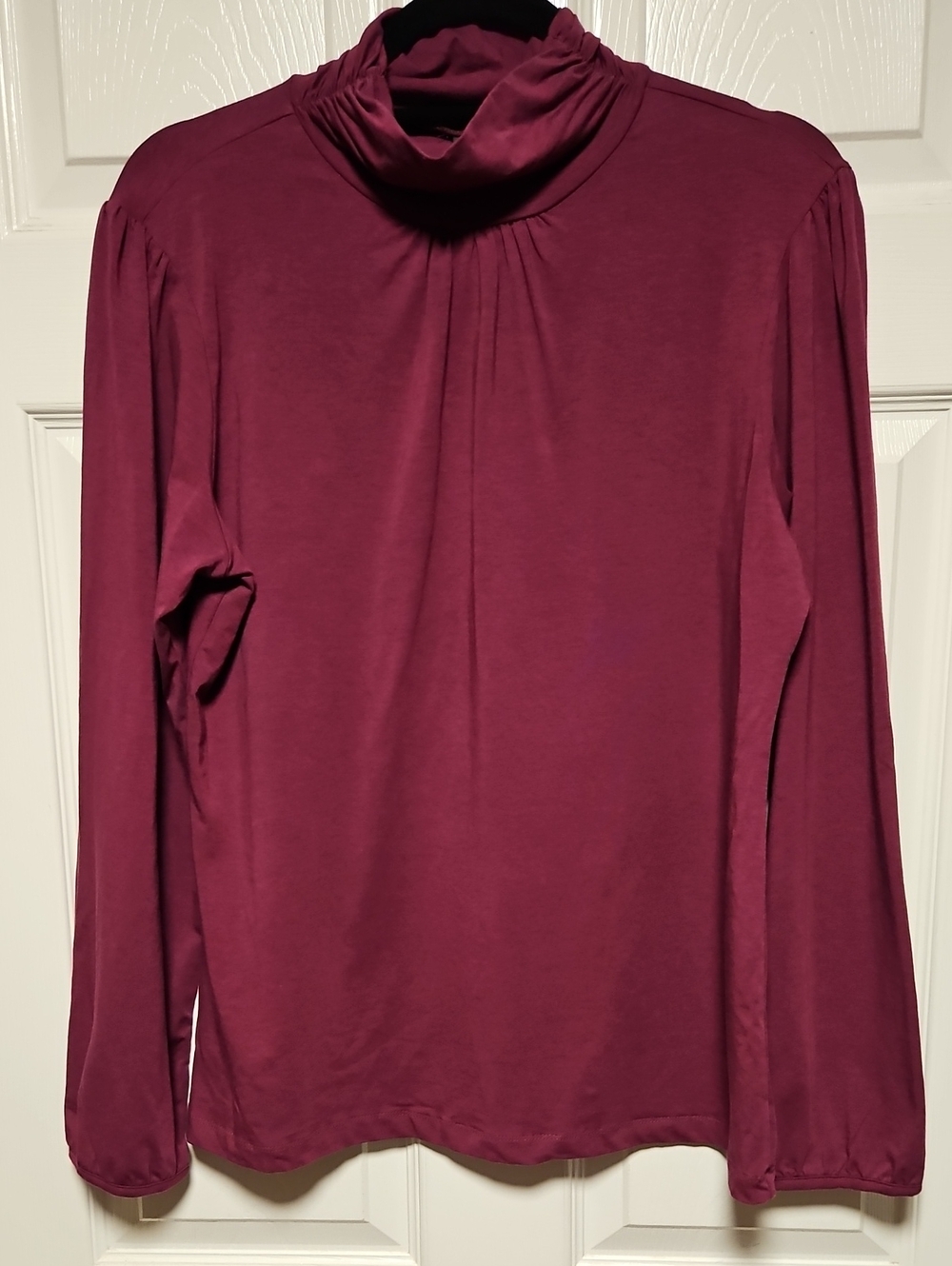 New Directions Long-Sleeve Mock Neck Top